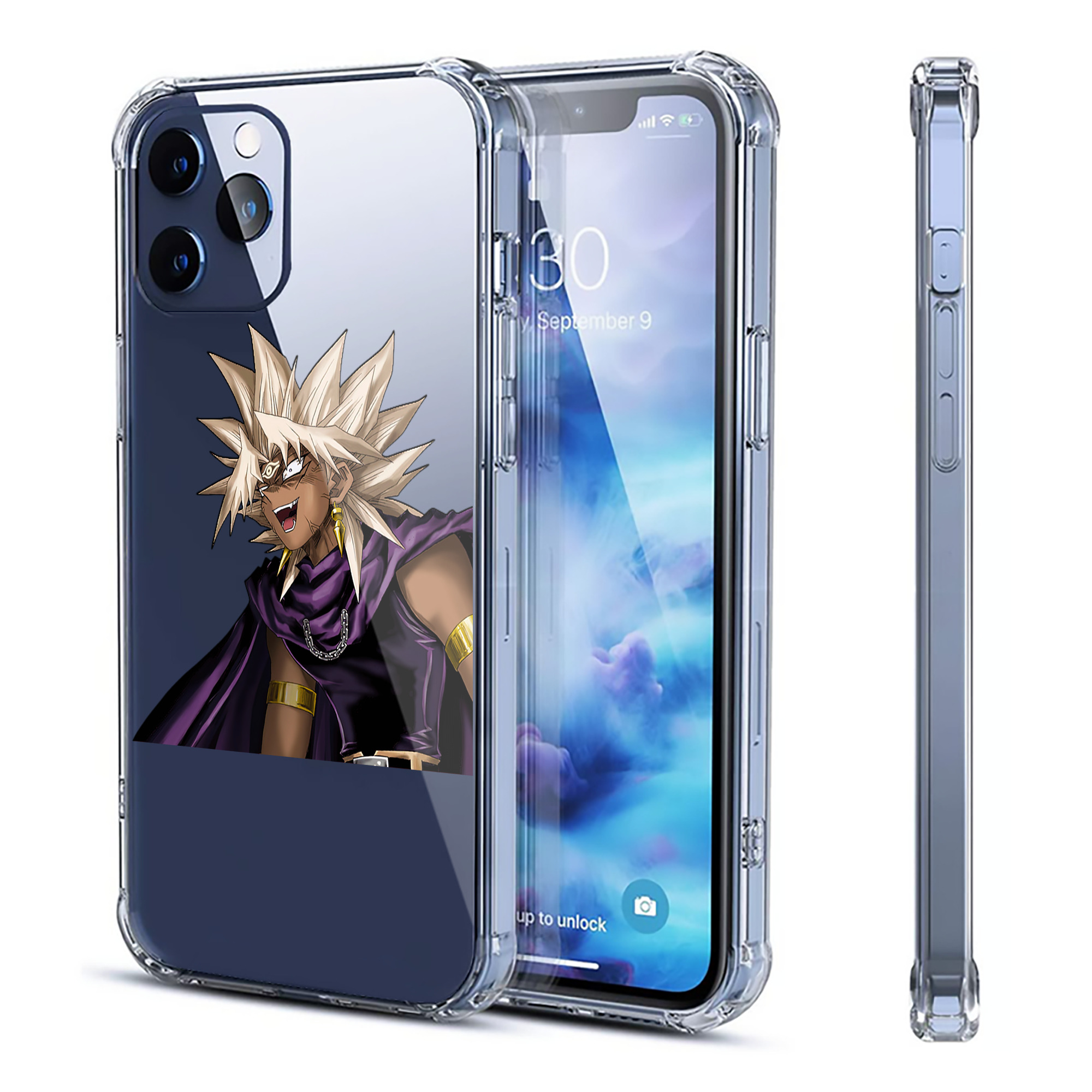 （画像用） 遊☆戯☆王 Yu-Gi-Oh! 【iPhone 12シリーズ対応】透明スマホケース（クリアソフトケース）